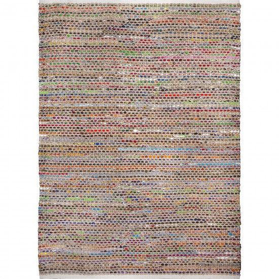 Acasia Natural ,Multi Color Area Rug 5' X 7'