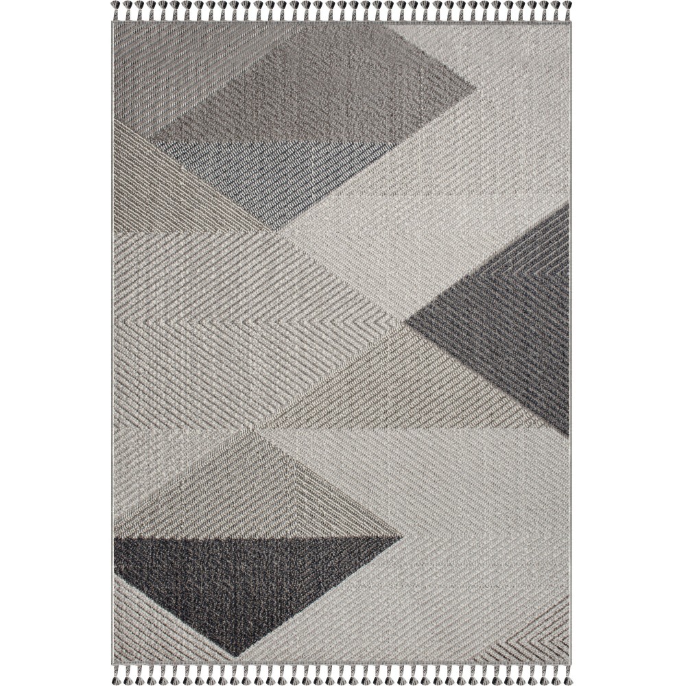 Ambrose Rectangle Grey Mix Indoor Rug 2'6" X 10 Ft