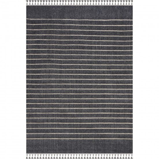 Ambrose Rectangle Charcoal/ Grey Indoor Rug 9'84" X 13'12" Ft