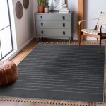 Ambrose Rectangle Charcoal/ Grey Indoor Rug 9'84" X 13'12" Ft