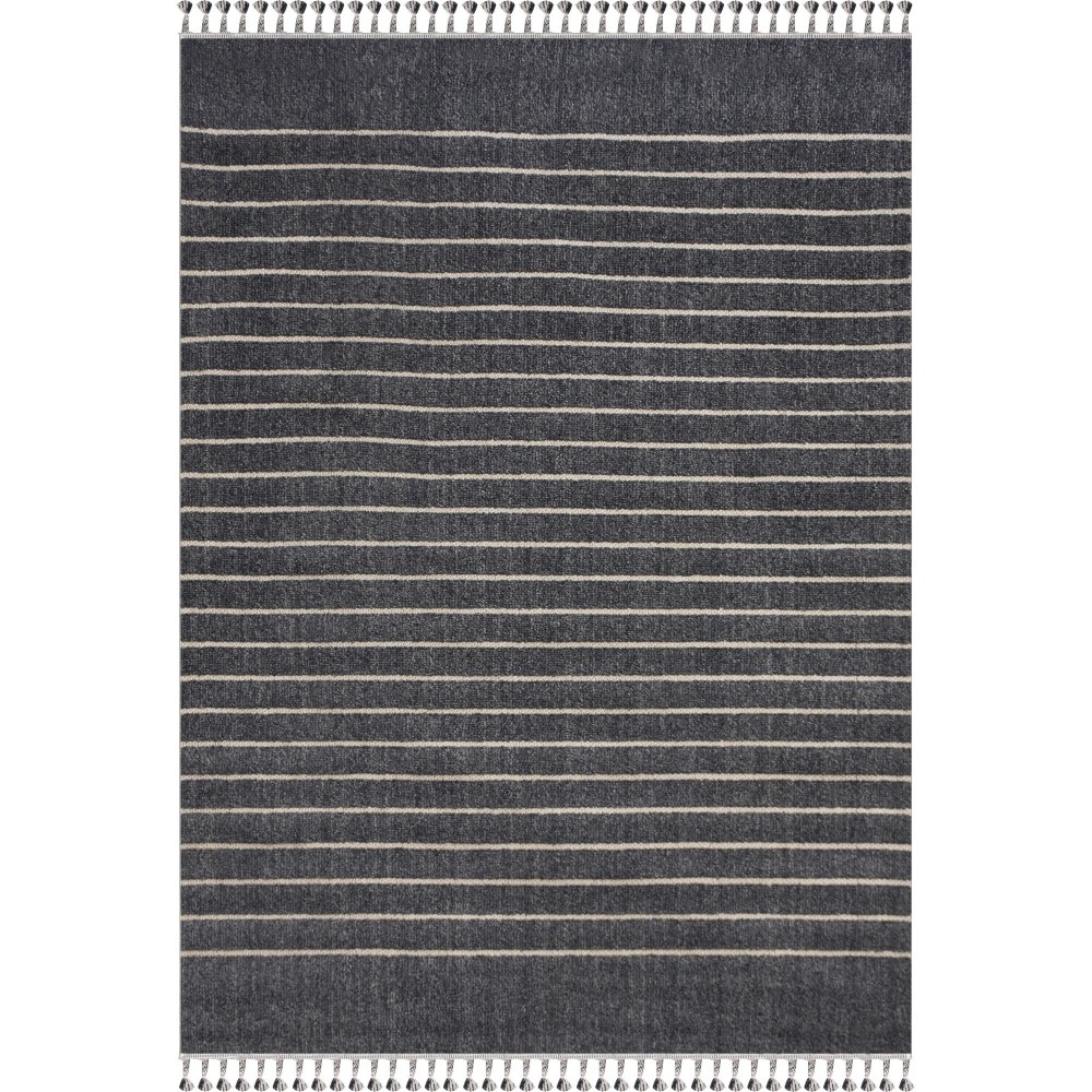 Ambrose Rectangle Charcoal/ Grey Indoor Rug 3'28" X 4'92" Ft Ambrose Rectangle Charcoal/ Grey Indoor Rug 3'28" X 4'92" Ft