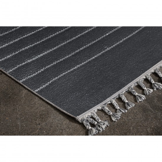 Ambrose Rectangle Charcoal/ Grey Indoor Rug 3'28" X 4'92" Ft