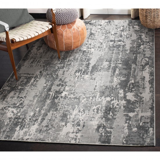 Ariella Rectangle Grey/Charcoal Indoor Rug 9'84" X 13'12" Ft