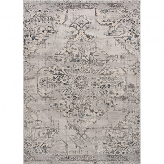 Ariella Rectangle Grey & Blue Indoor Rug 11'10 X 15'1