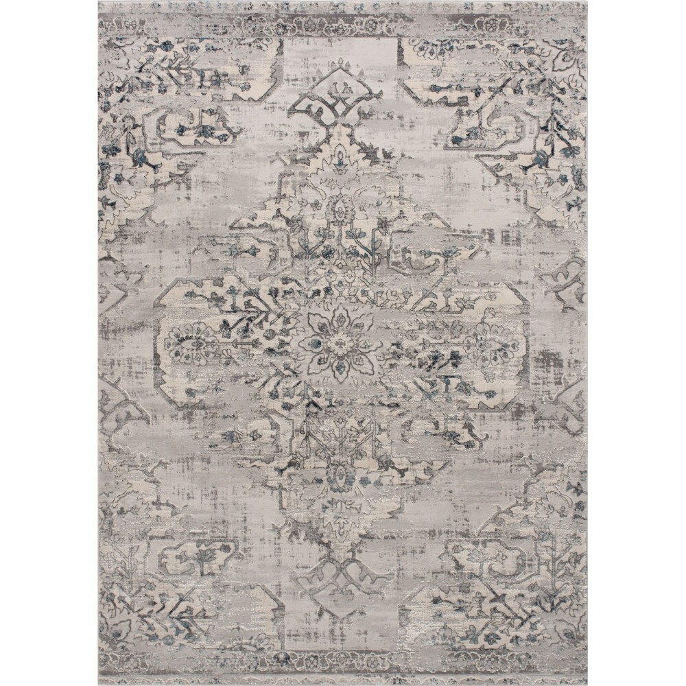 Ariella Rectangle Grey & Blue Indoor Rug 11'10 X 15'1