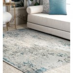 Ariella Rectangle Blue/Grey Indoor Rug 9'84" X 13'12" Ft