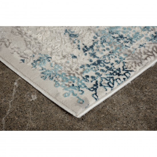 Ariella Rectangle Blue/Grey Indoor Rug 9'84" X 13'12" Ft