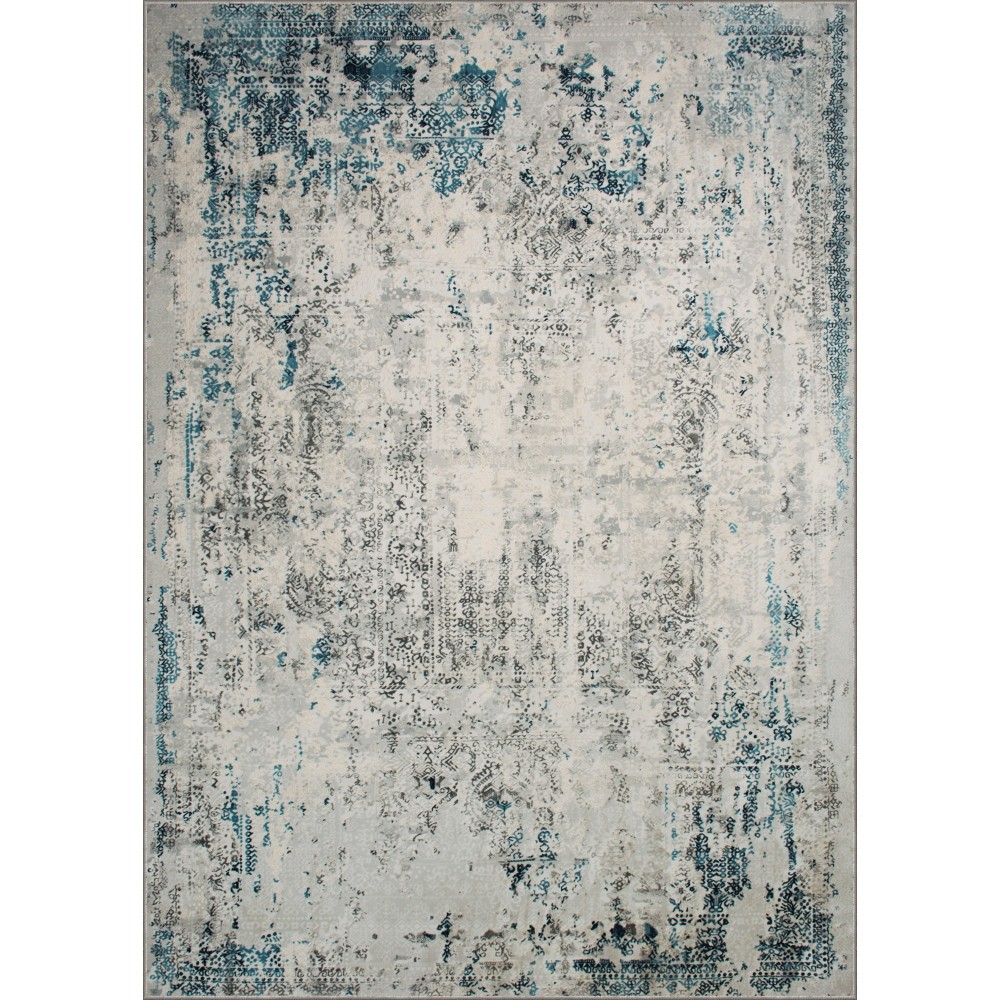 Ariella Rectangle Blue/Grey Indoor Rug 2'6" X 10 Ft