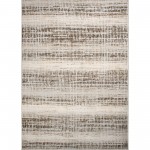 Ariella Rectangle Cream/Brown Indoor Rug 2'6" X 10 Ft