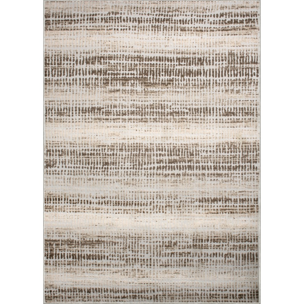 Ariella Rectangle Cream/Brown Indoor Rug 7'87" X 10'17" Ft