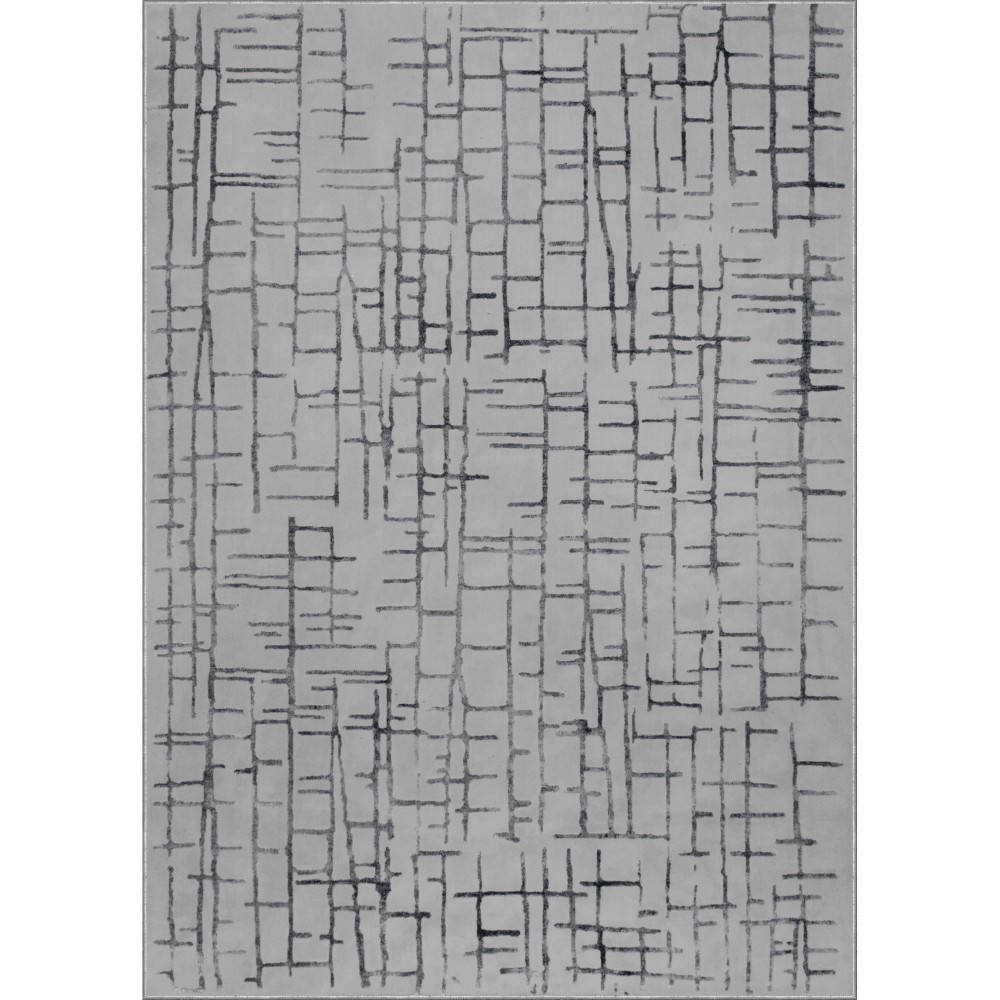 Ariella Rectangle Grey/Blue Indoor Rug 2'6" X 10 Ft