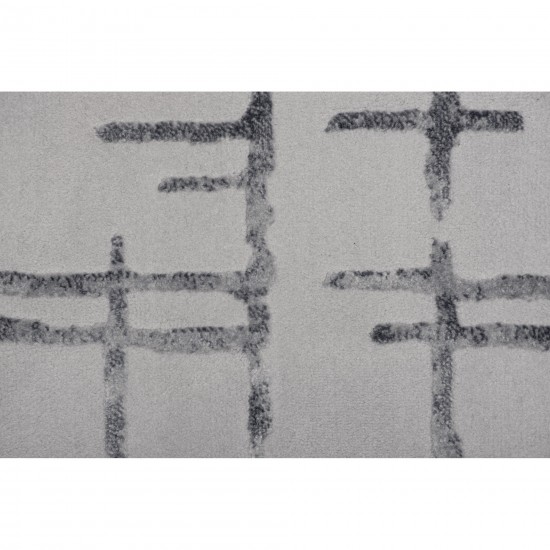 Ariella Rectangle Grey/Blue Indoor Rug 2'6" X 10 Ft