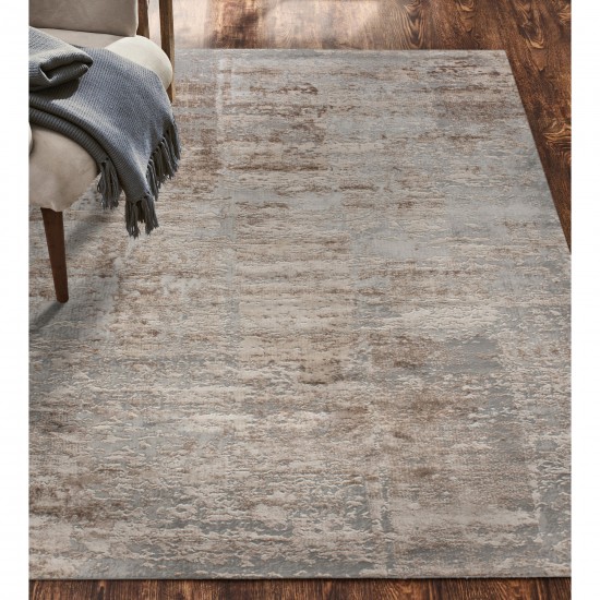 Ariella Rectangle Grey & Brown Indoor Rug 11'10 X 15'1