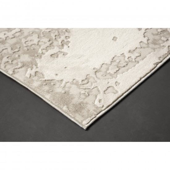 Camila Rectangle Grey/Off-White Indoor Rug 9'84" X 13'12" Ft