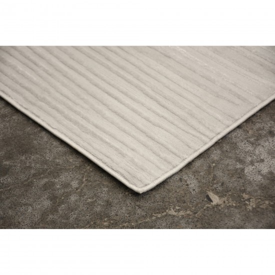 Camila Rectangle Light Cream/ Light Grey Indoor Rug 3'28" X 4'92" Ft