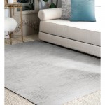 Camila Rectangle Light Cream/ Light Grey Indoor Rug 3'28" X 4'92" Ft