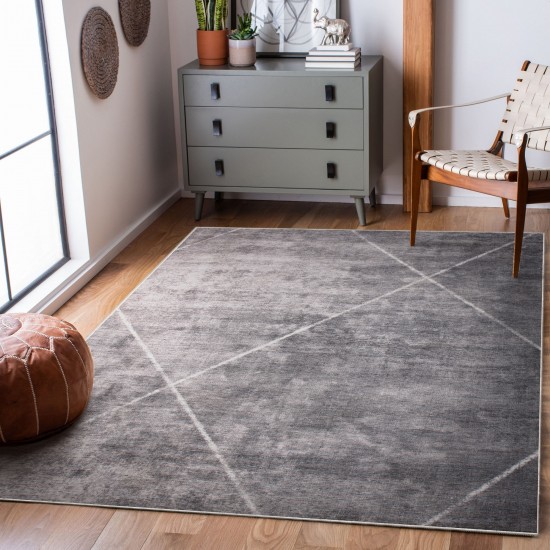 Fallon Rectangle Grey/ Ivory Indoor Rug 9'84" X 13'12" Ft