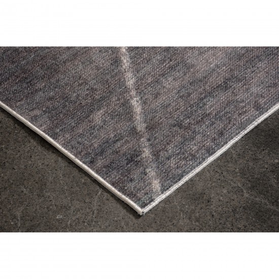 Fallon Rectangle Grey/ Ivory Indoor Rug 3'28" X 4'92" Ft