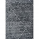 Fallon Rectangle Grey/ Ivory Indoor Rug 5'25" X 7'21" Ft