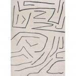 Fallon Rectangle Ivory/ Charcoal Indoor Rug 3\'28" X 4\'92" Ft