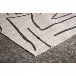 Fallon Rectangle Ivory/ Charcoal Indoor Rug 7'87" X 10'17" Ft