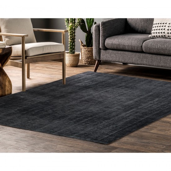 Fallon Rectangle Charcoal Indoor Rug 2'6" X 10 Ft