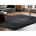 Fallon Rectangle Charcoal Indoor Rug 3'28" X 4'92" Ft