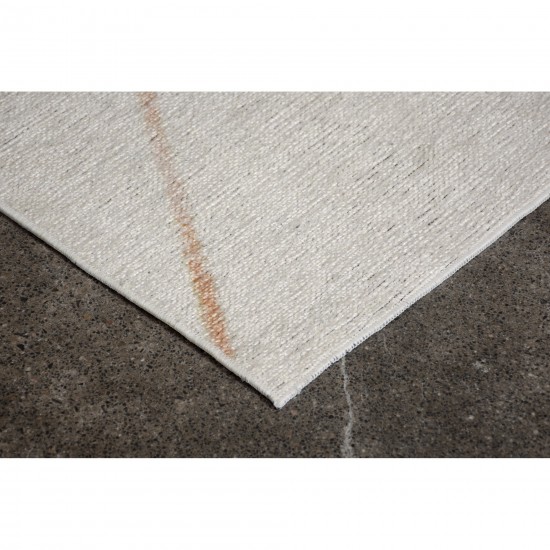Fallon Rectangle Ivory/ Beige Indoor Rug 2'6" X 10 Ft