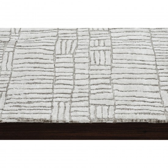 Hazel Rectangular Ivory/Sand Rug 7'10" X 10’2" Ft