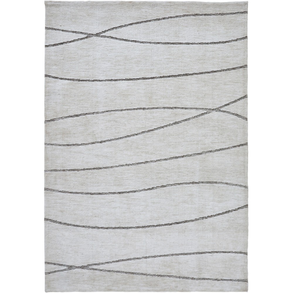 Hazel Rectangular Off White/Grey Rug 7'10" X 10’2" Ft