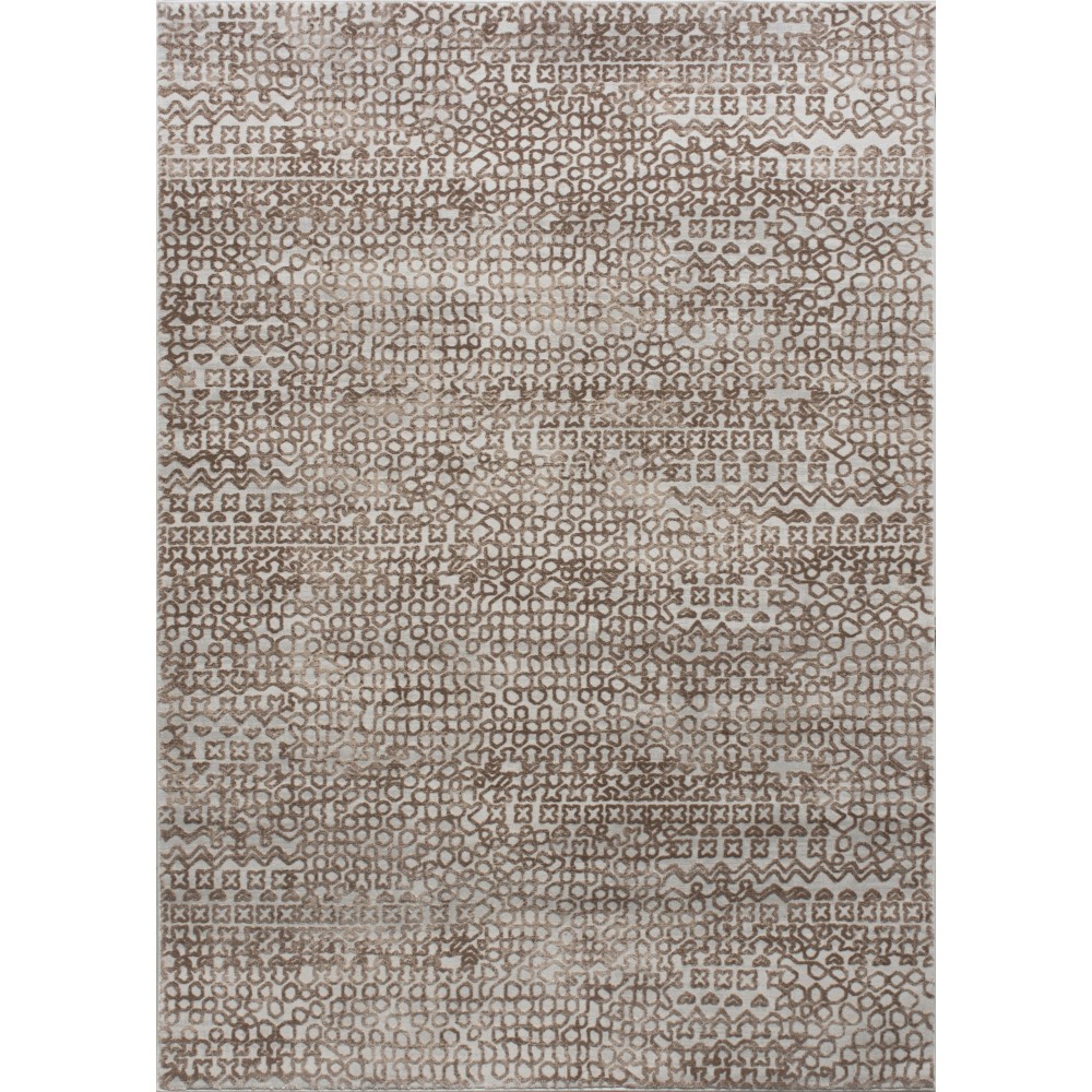 Ariella Rectangle Brown,Grey Indoor Rug 3,28X4,92 Ft