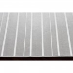 Caymen Rectangle Cool Grey,White Stripe Outdoor Rug 3X4 Ft