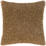 Surya Flokati Fkt-013 Light Beige Pillow Shell With Down Insert 21"H X 21"W