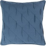 Surya Gretchen Deep Teal Pillow Shell With Down Insert 18"H X 18"W