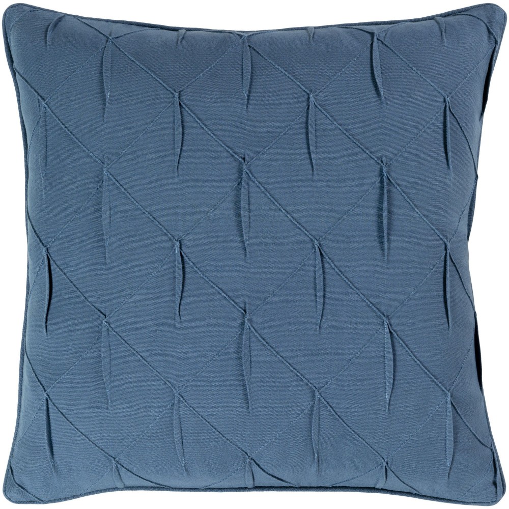 Surya Gretchen Deep Teal Pillow Shell With Down Insert 18"H X 18"W