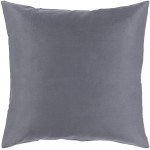 Surya Griffin Charcoal Pillow Shell With Down Insert 20"H X 20"W