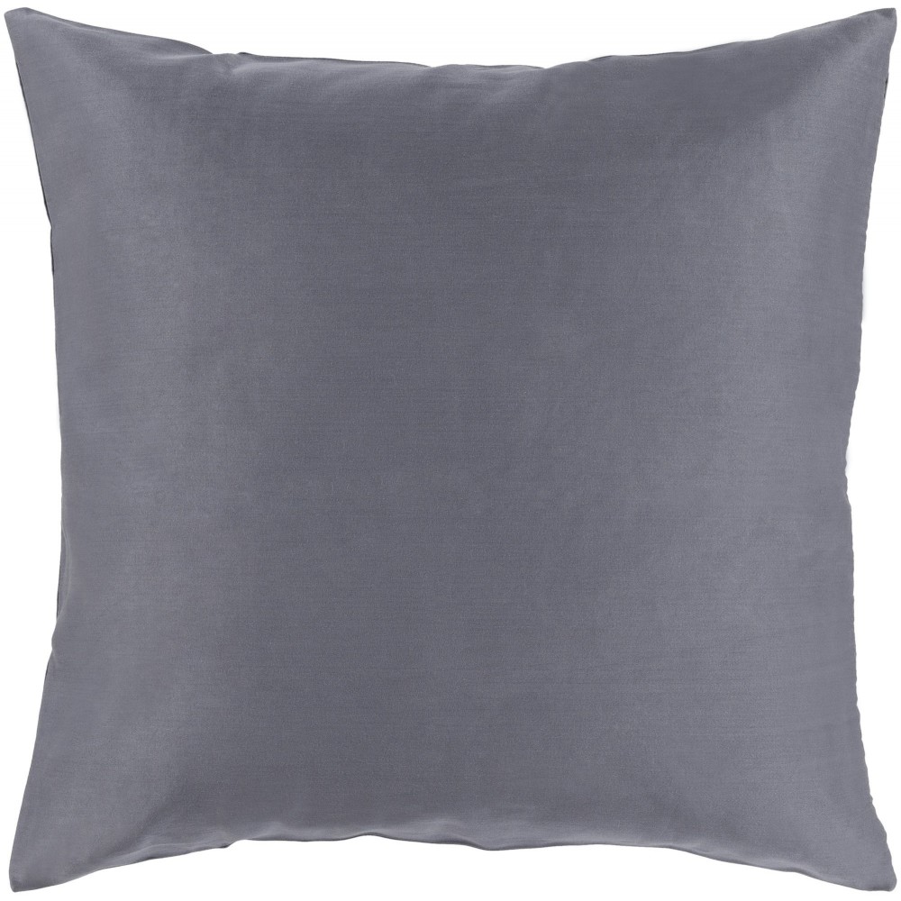 Surya Griffin Charcoal Pillow Shell With Down Insert 20"H X 20"W Surya Griffin Charcoal Pillow Shell With Down Insert 20"H X 20"W