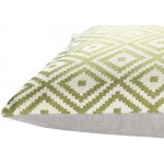 Surya Kanga Kga-001 Gray Pillow Shell With Down Insert 22"H X 22"W