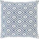 Surya Kanga Kga-002 Dark Blue Pillow Shell With Down Insert 18"H X 18"W