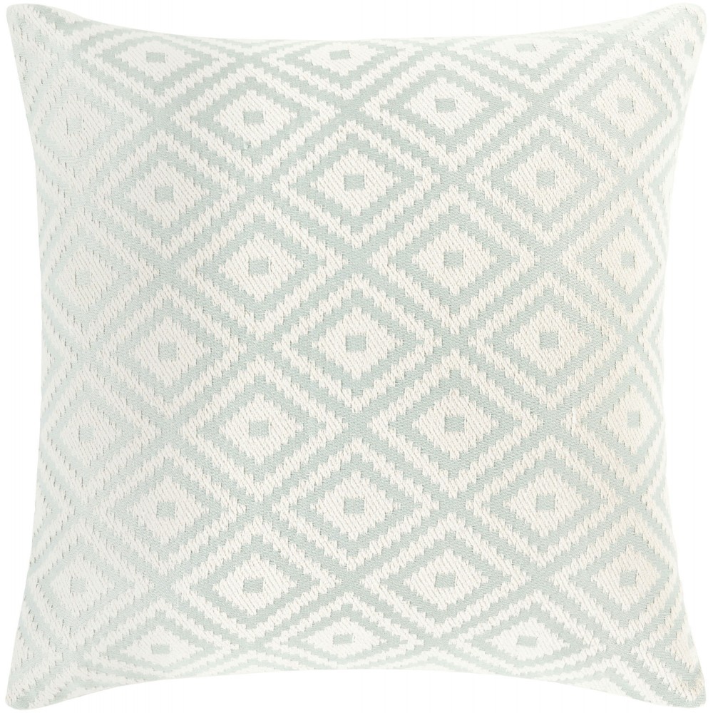 Surya Kanga Kga-003 Gray Pillow Shell With Polyester Insert 22"H X 22"W