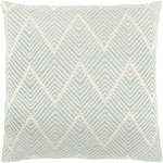 Surya Kanga Kga-006 Gray Pillow Shell With Down Insert 22"H X 22"W