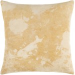 Surya Kansas Brown Pillow Shell With Polyester Insert 20"H X 20"W