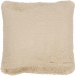 Surya Lapalapa Tan Pillow Shell With Down Insert 20"H X 20"W