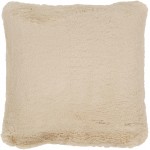 Surya Lapalapa Tan Pillow Shell With Polyester Insert 20"H X 20"W