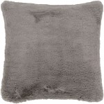 Surya Lapalapa Gray Pillow Shell With Down Insert 20"H X 20"W