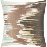 Surya Lexi Charcoal Pillow Shell With Polyester Insert 18"H X 18"W