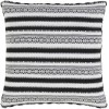Surya Maya Myp-001 Black Pillow Shell With Polyester Insert 18"H X 18"W