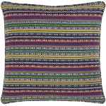 Surya Maya Myp-003 Black Pillow Shell With Polyester Insert 20"H X 20"W