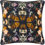 Surya Metamorphosis Mph-001 Black Pillow Shell With Down Insert 18"H X 18"W