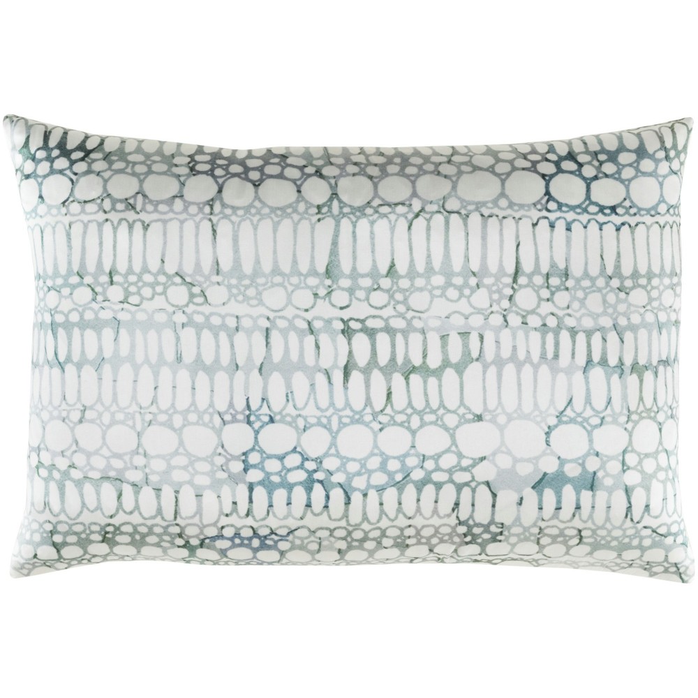 Surya Natural Affinity Dusty Sage Pillow Shell With Down Insert 13"H X 19"W